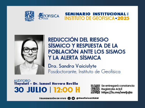 Seminario Institucional del IGf, UNAM