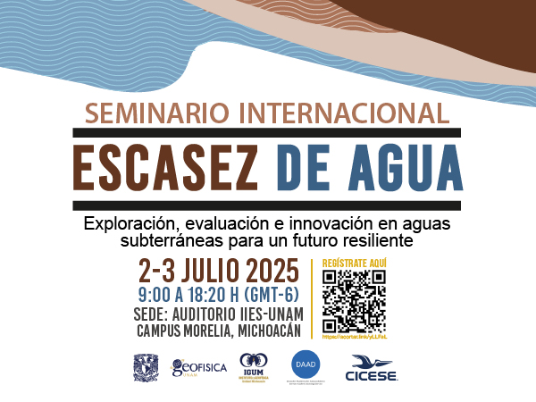 Seminario Internacional Escasez de Agua 2025 UNAM