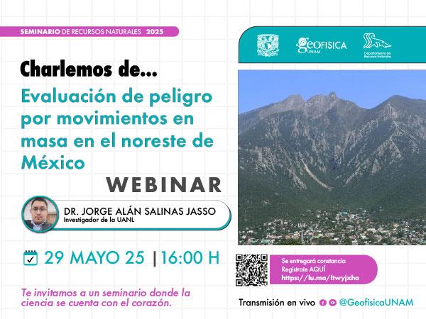 Seminario del Departamento de Recursos Naturales del Instituto de Geofísica (IGf) de la UNAM