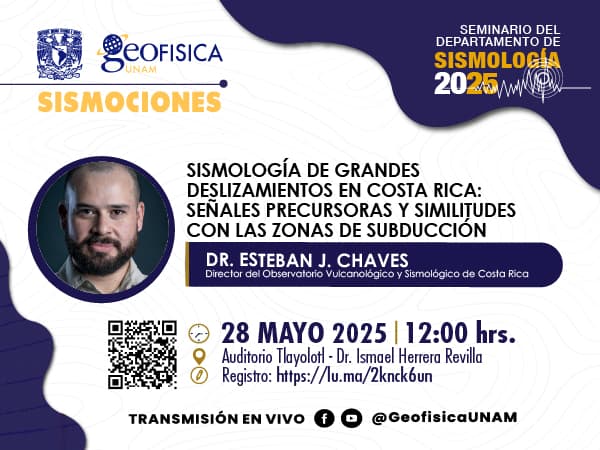 Seminario del Departamento de Sismología del Instituto de Geofísica (IGf) de la UNAM