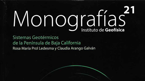 Detalle de la portada de la publicación Monografías 21 del Instituto de Geofísica de la UNAM